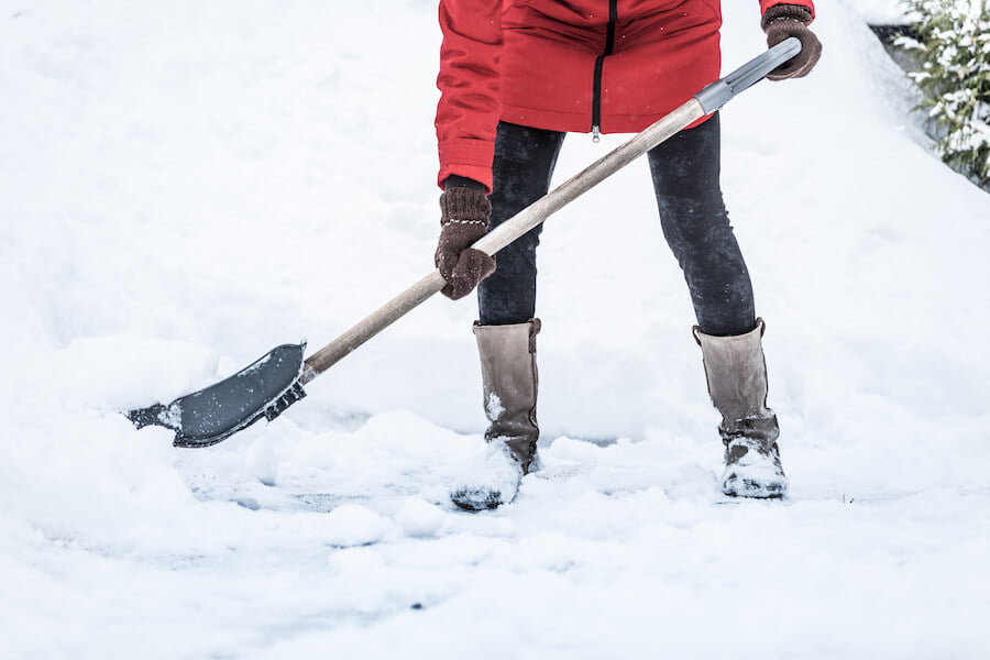 snow shoveling